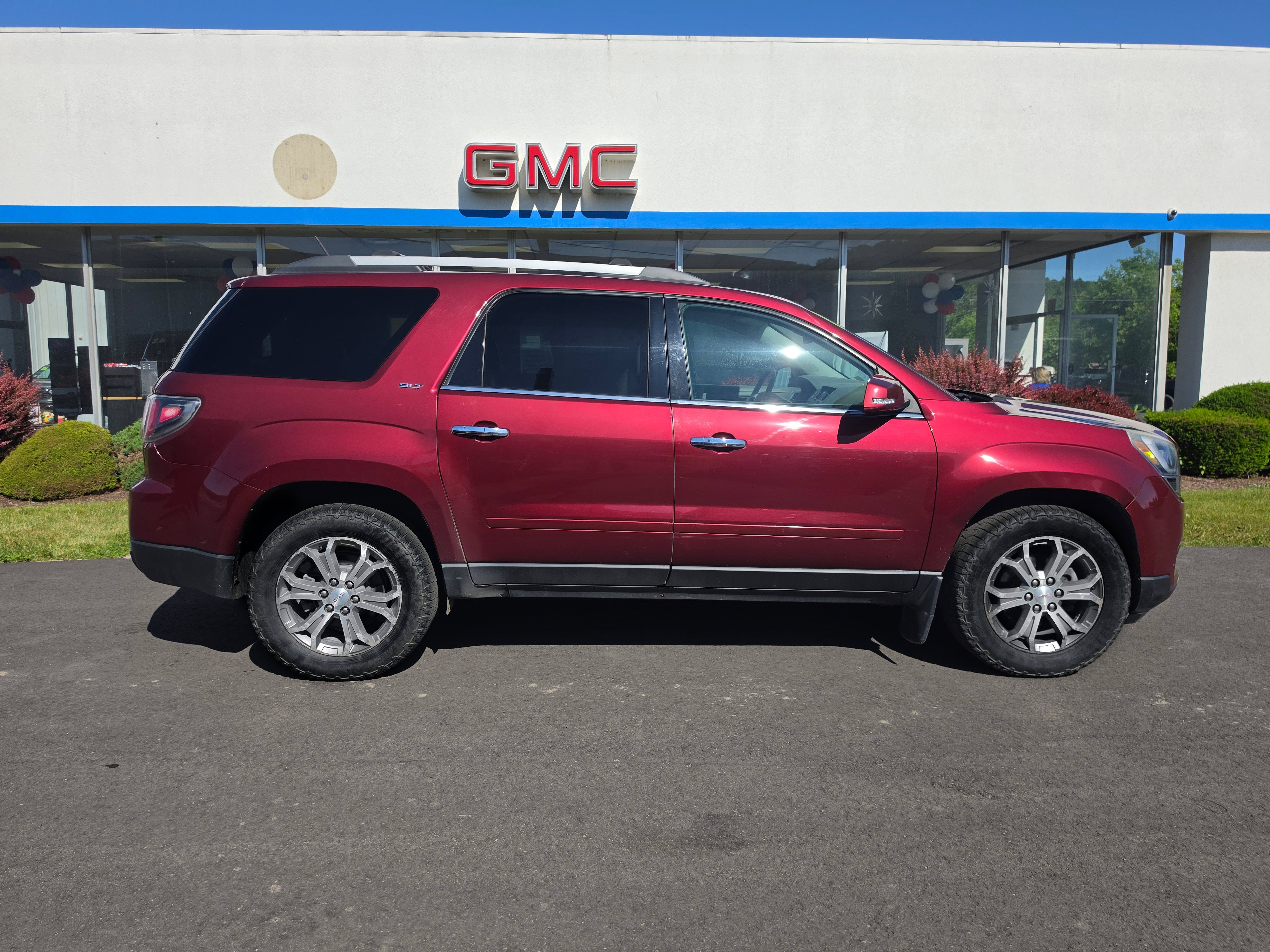 Used 2015 GMC Acadia SLT1 with VIN 1GKKRRKD8FJ162288 for sale in Mansfield, PA
