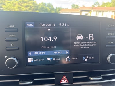 2025 Hyundai Elantra Hybrid Blue